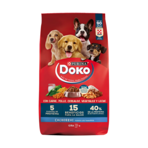 Doko Cachorro Carne, Leche, Cereal